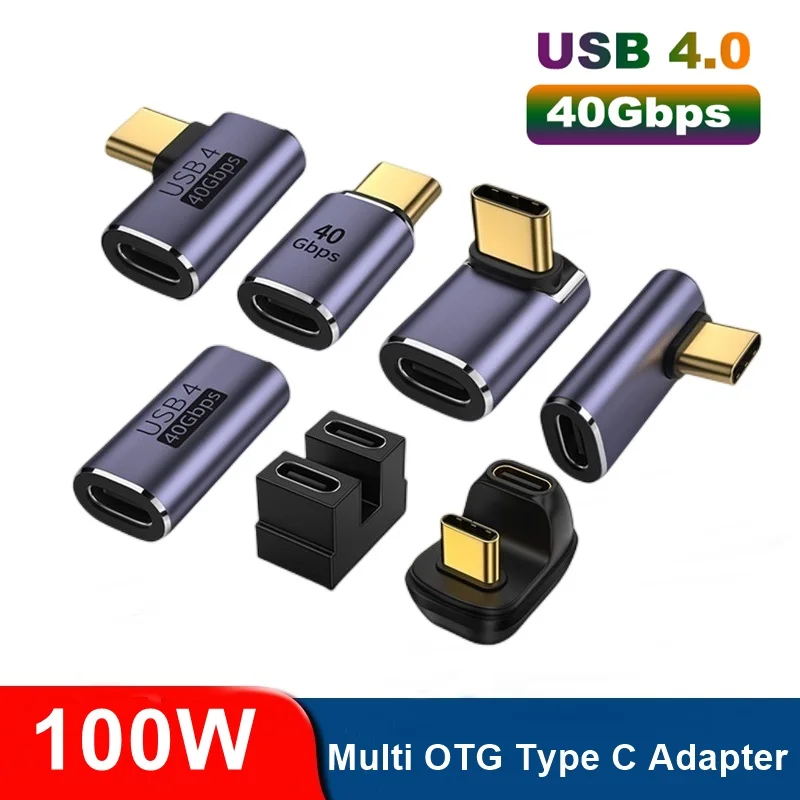 Металлический адаптер USB Type-C 100 Вт, Гбит/с