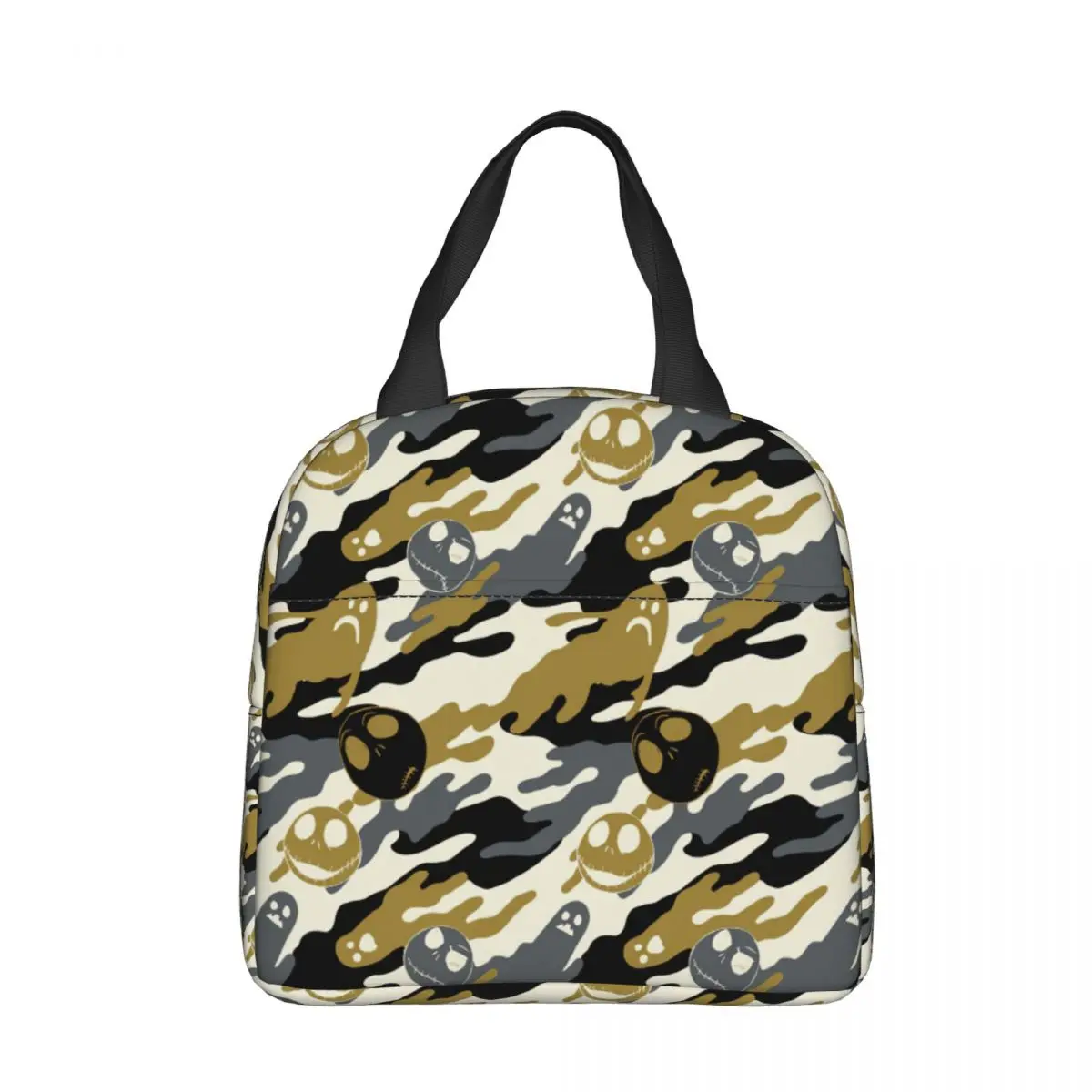 

Disney The Night Before Christmas Jack Insulated Lunch Bags Cooler Bag Reusable High Capacity Tote Lunch Box Bento Pouch School