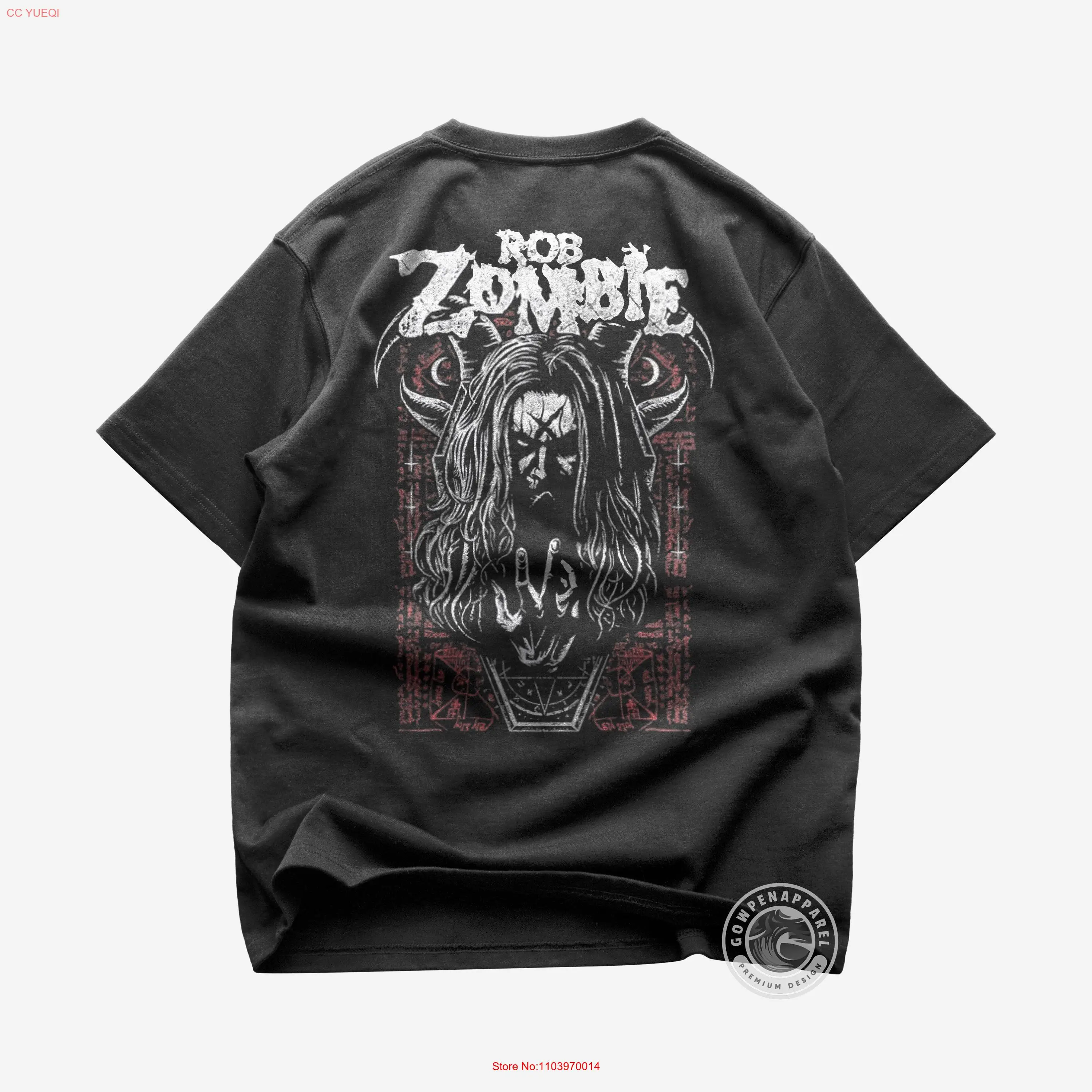 Футболка Rob Zombie Back Metal Music Superbeast Living Dead Girl Dragula Merch Хлопковая футболка с длинными или