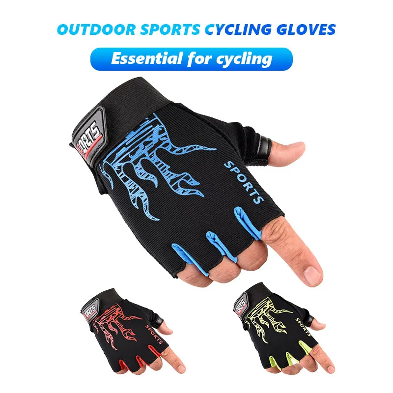 

Unisex Cycling Gloves Full Finger Non-Slip Shock-Absorbing Breathable MTB Bike Motorcycle Running Gloves For Men Women Summer