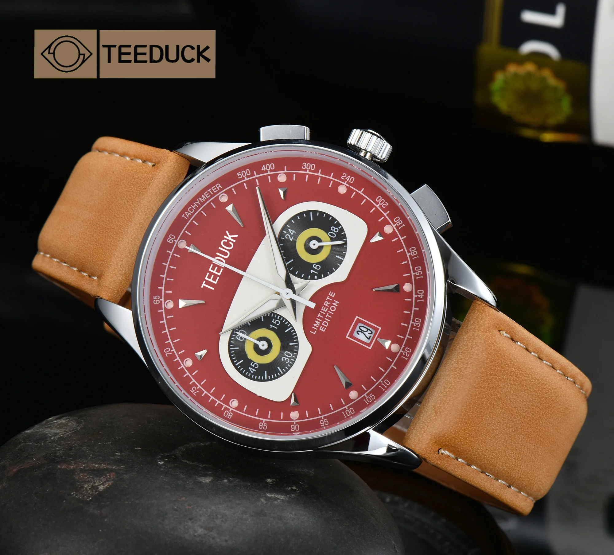

Кварцевые мужские часы AAA топовый бренд военные водонепроницаемые Роскошные автоматические светящиеся наручные часы из нержавеющей стали с кожаным ремешком