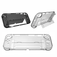 transparent clear pc hard case protective cover crystal shell for ns switch oled console controller back protector