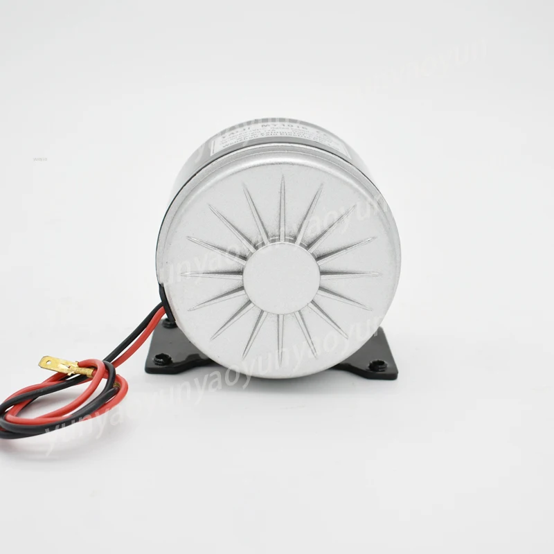 Фото Высокоскоростной коллекторный двигатель MY1016 250W/300W/350W 12V/24V/36V с цепной звездочкой для комплекта переоборудования электровелосипеда/скутера/трицикла №3