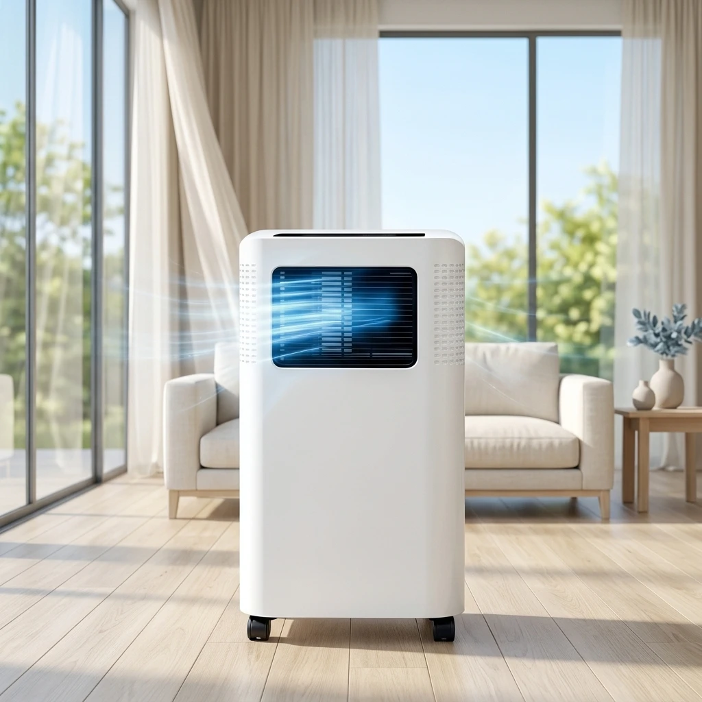 Фото Airwens 2026 Новая модель мобильного кондиционера 5000/7000/9000/12000/18000 BTU с Wi-Fi, только охлаждение №3