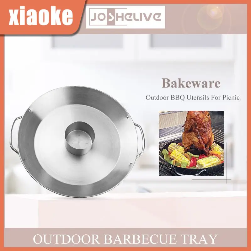 

Removable Fruit Plate Snack Dish Roast Chicken Pan Barbecue Pan Creative Dried Fruit Basket Indoor Outdoor Picnic Camps Utensils