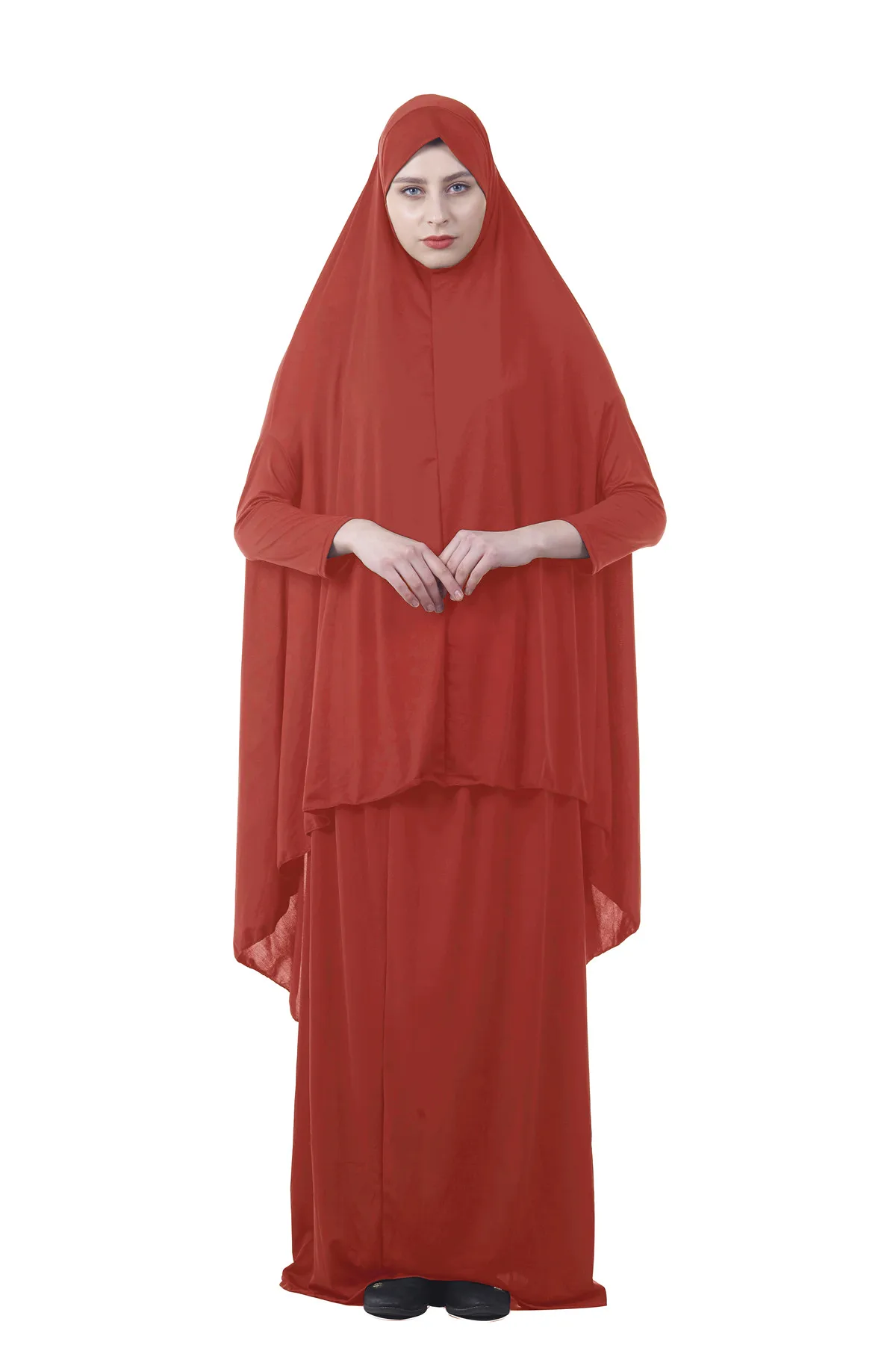 Длинное женское платье Рамадан химар цзилбаб абайя Дубай из двух предметов