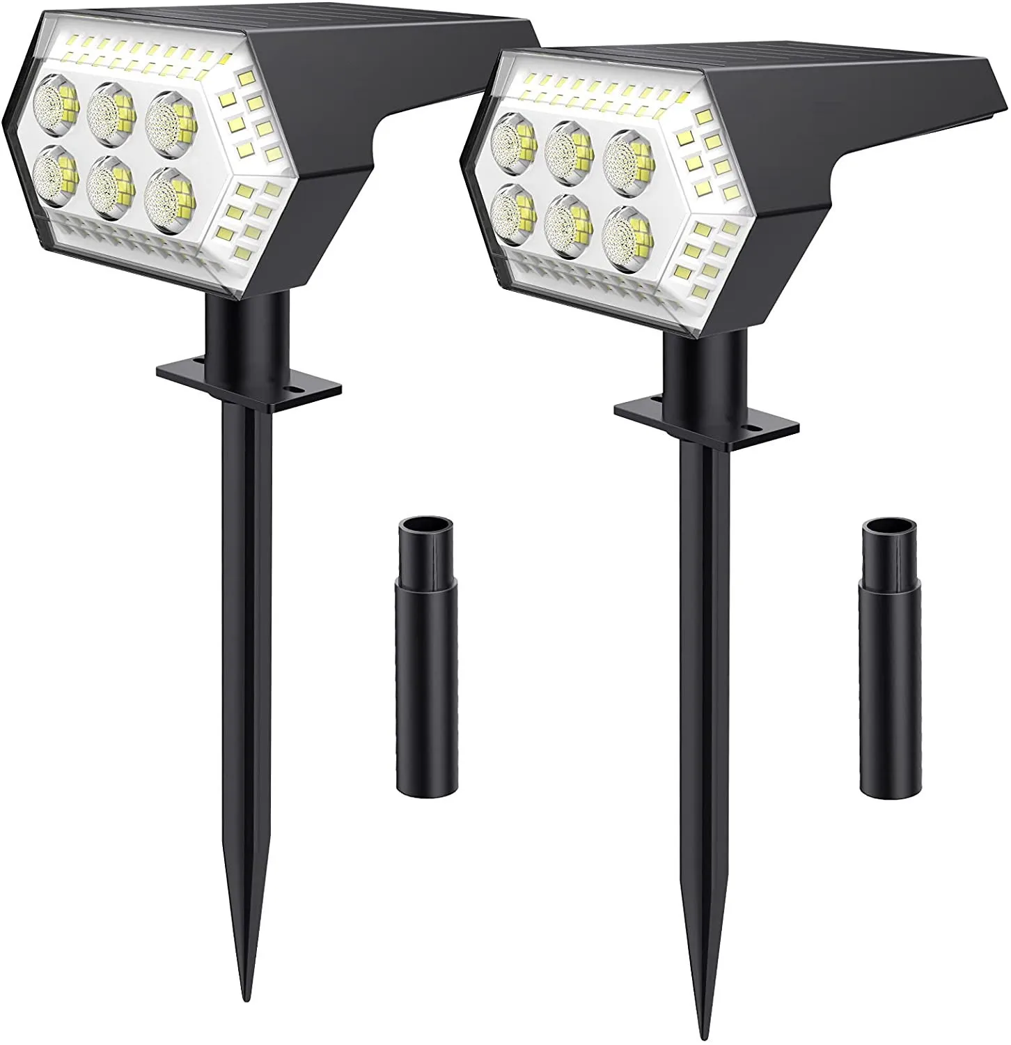 

Лампа на солнечной батарее для газона, светодиодный светильник для сада и ландшафта, водонепроницаемый уличный настенный светильник для двора, виллы, 108 светодиодов