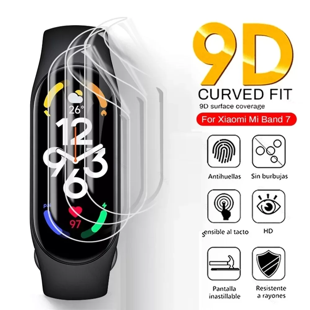 

Защитная пленка для смарт-часов Xiaomi Mi Band 7/7 NFC 7Pro, защита для экрана MiBand 7, мягкая пленка против царапин, не стекло