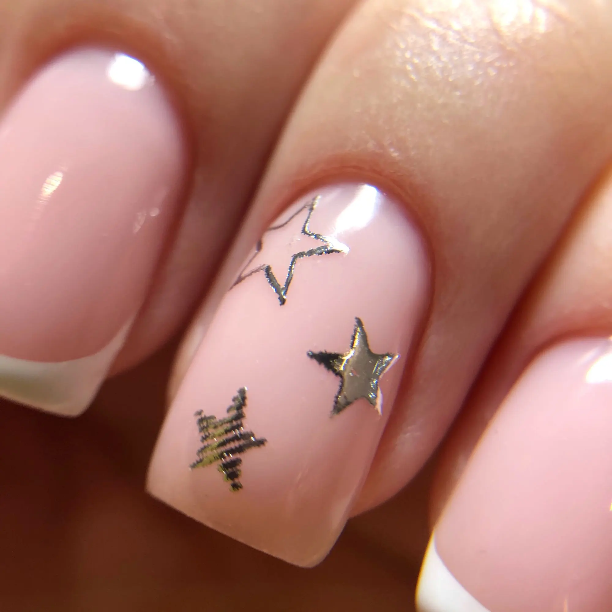 Слайдер для ногтей наклейки 3D со звездами переводные самодельные Украшения