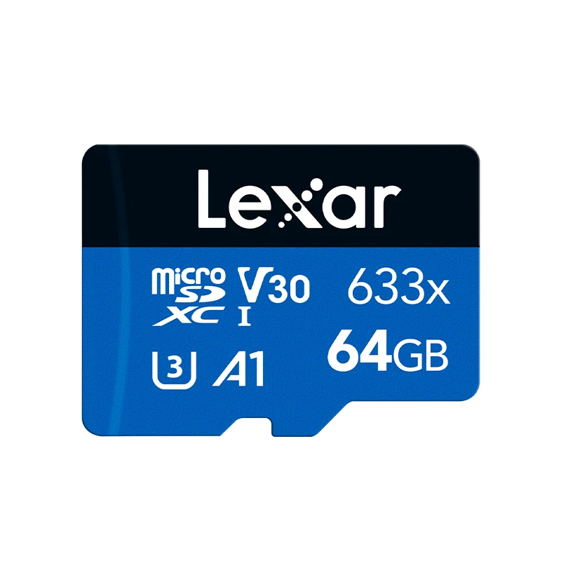 Lexar 633x Micro SD карта памяти 64GB, быстрая скорость передачи данных — фото товара
