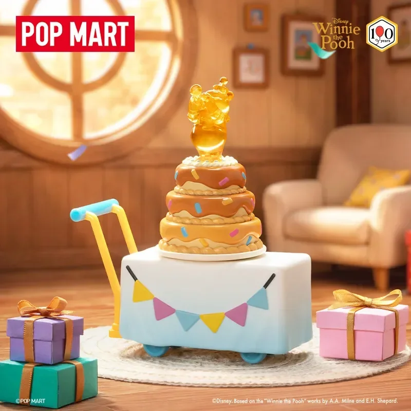 Фото POP MART Disney Winnie The Pooh Let Is Party Series Слепая коробка-сюрприз Официальная оригинальная коллекционная фигурка Настольное украшение №4