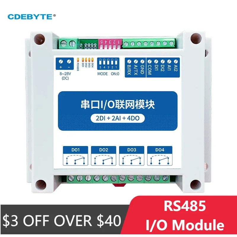 Интерфейсы Интернета IOT RS485 MA01-AACX2240 ModBus RTU I/O сетевые модули с последовательным