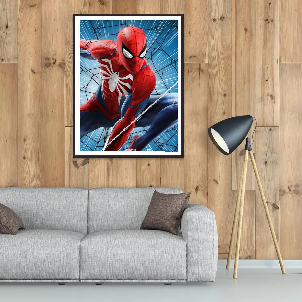 Алмазная 5d-картина сделай сам искусство Дисней Человек-паук Русалка Король Лев