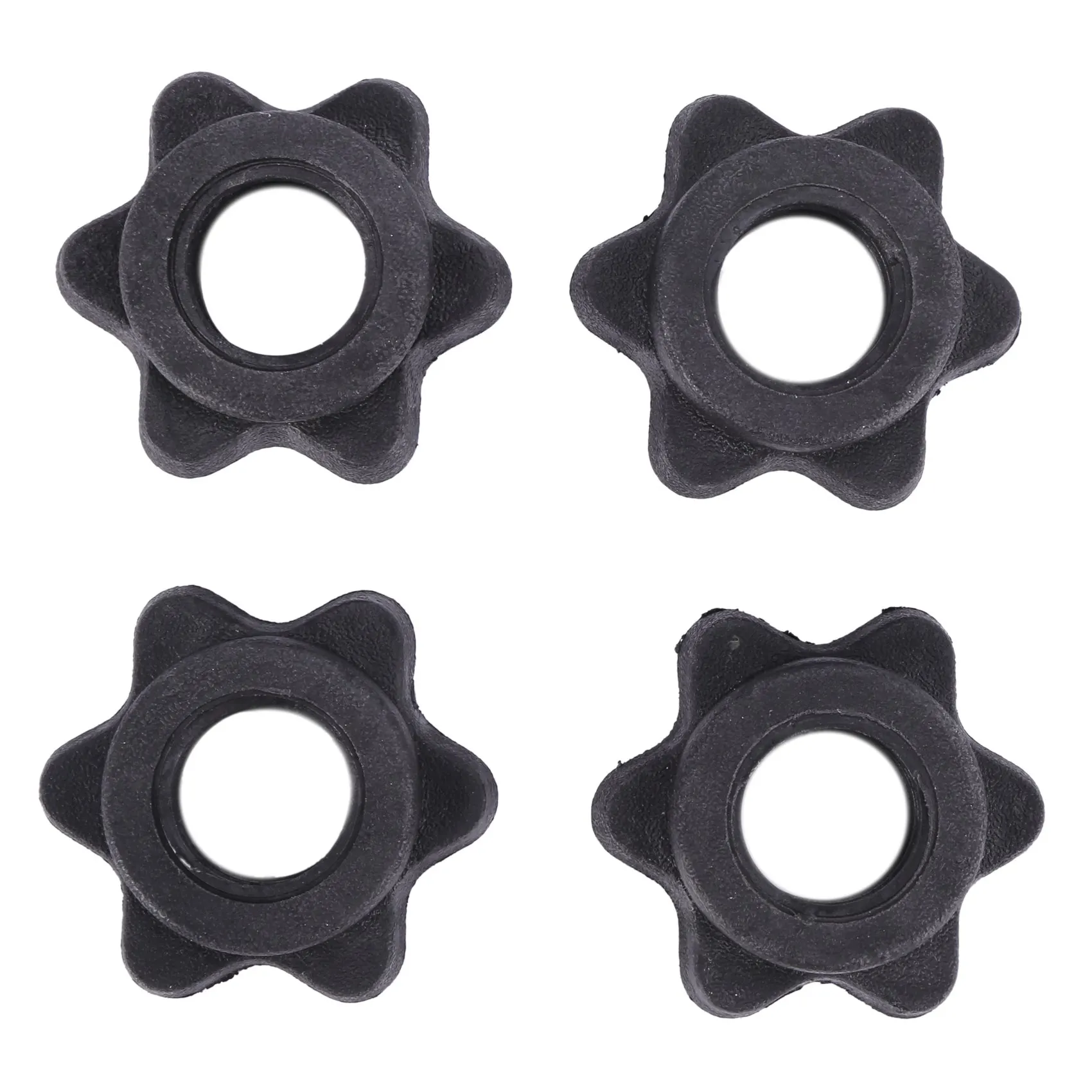 

2 Pairs Dumbbell Hex Nut,Dumbbell Rod Nut,Spinlock Collars for Barbells Bars Training Sports