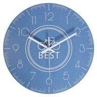 12 inch wall clock simple style living room decoration home digital clock completely mute suitable for study bedroom