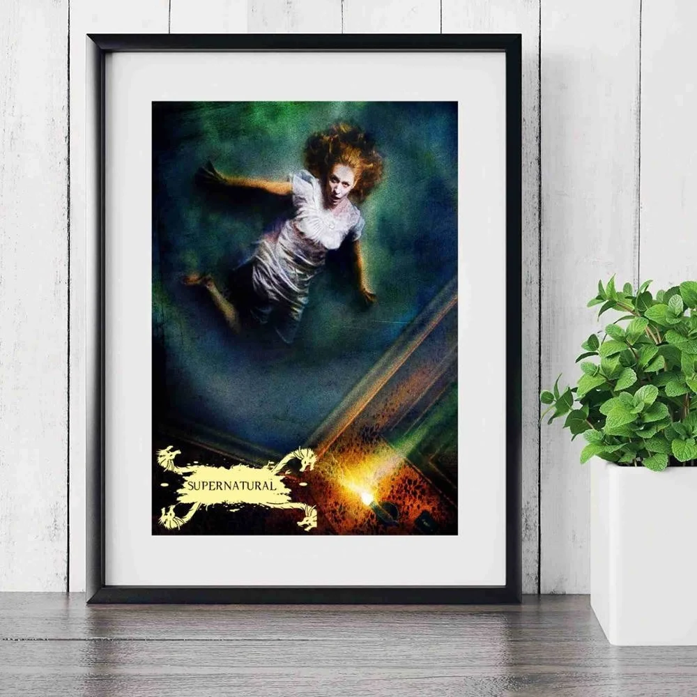

Supernatural Tv Play Series posters and prints Canvas Painting Art wall pictures New vintage style living room decoration Plakat