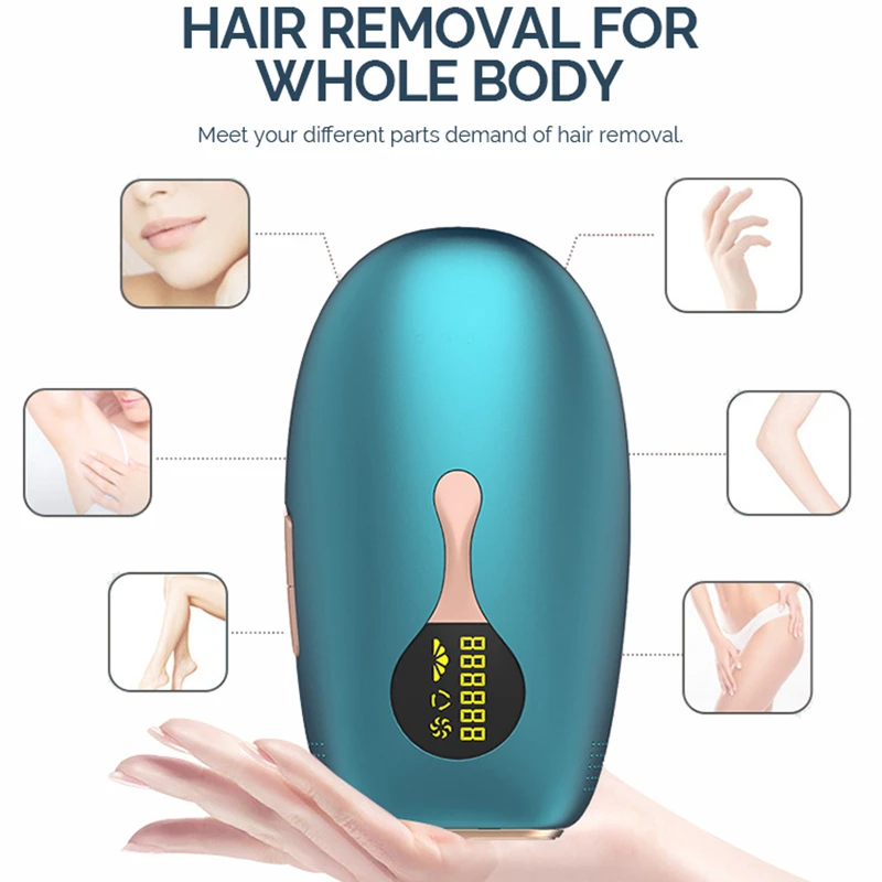 

Ice Cool IPL Hair Removal Device 999999 Flashes Permanently Laser IPL Hair Removal Machine