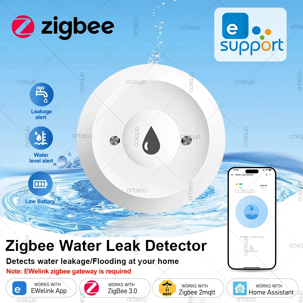 

Датчик утечки воды Zigbee