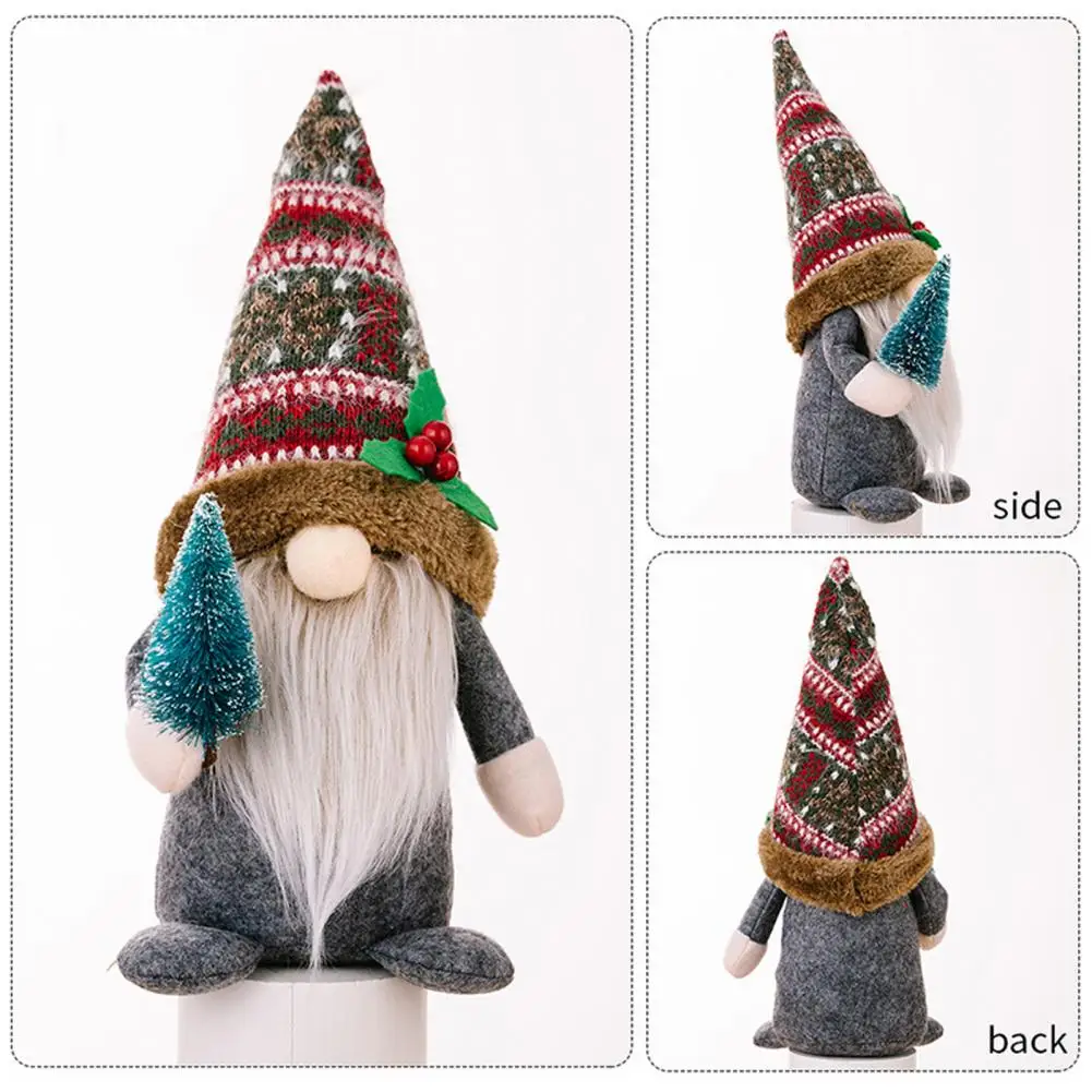 

Рождественские плюшевые игрушки, очаровательные фигурки гнома, Праздничные рождественские аксессуары для домашнего декора, празднование Рождества