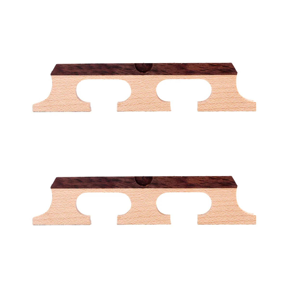 

2pcs Rosewood 5 String Banjo Bridge Musical Instrument Accessory Parts