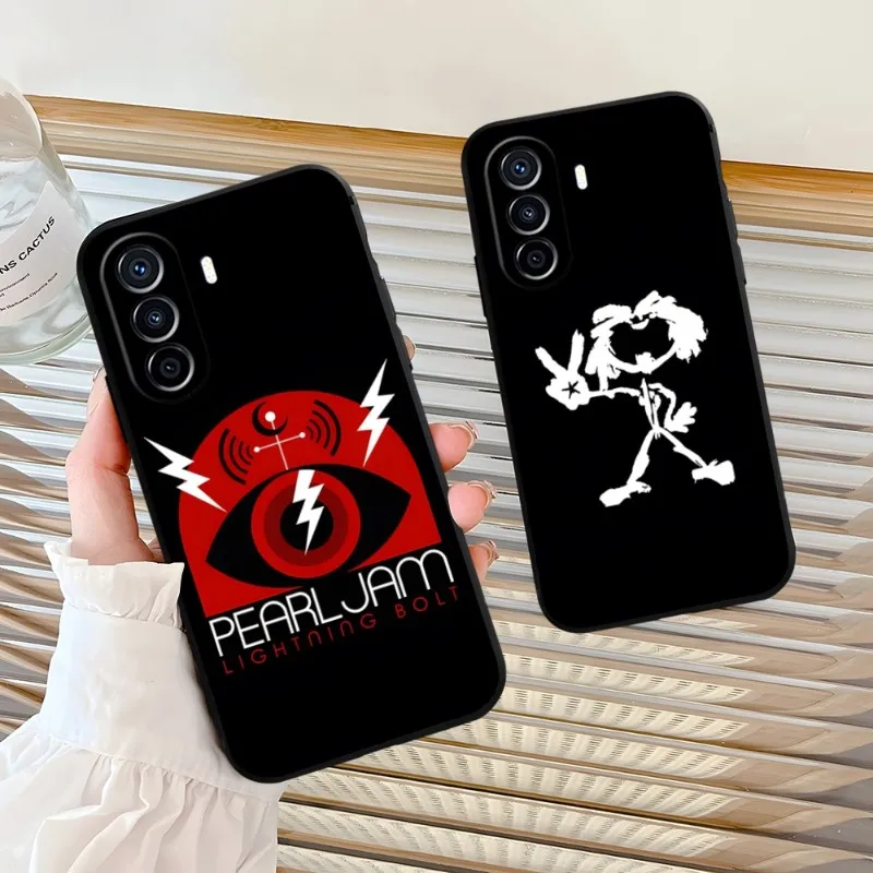 

R-Rock Band Pearl Jam Phone Case For Huawei Y7 Y7A Y9 Y7P Y6 Y6Pro Y5 Y5P Prime 2020 2019 2018 2017 Nova 9S 9RO 9SE Balck Cover