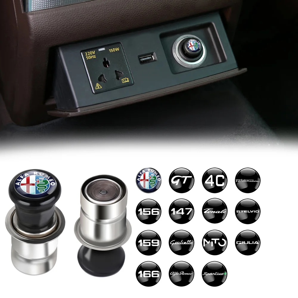 Автомобильный беспламенный прикуриватель для Alfa Romeo Giulia Stelvio MiTo Giulietta 147 156 159 166 GT
