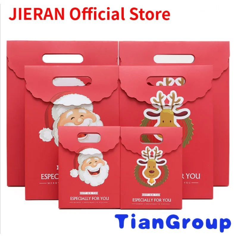 

Candies Cookies Bundle Xmas Theme Gift Wrapping Bags Great Holiday Special Design Reusable Paper Christmas Presents Boxes