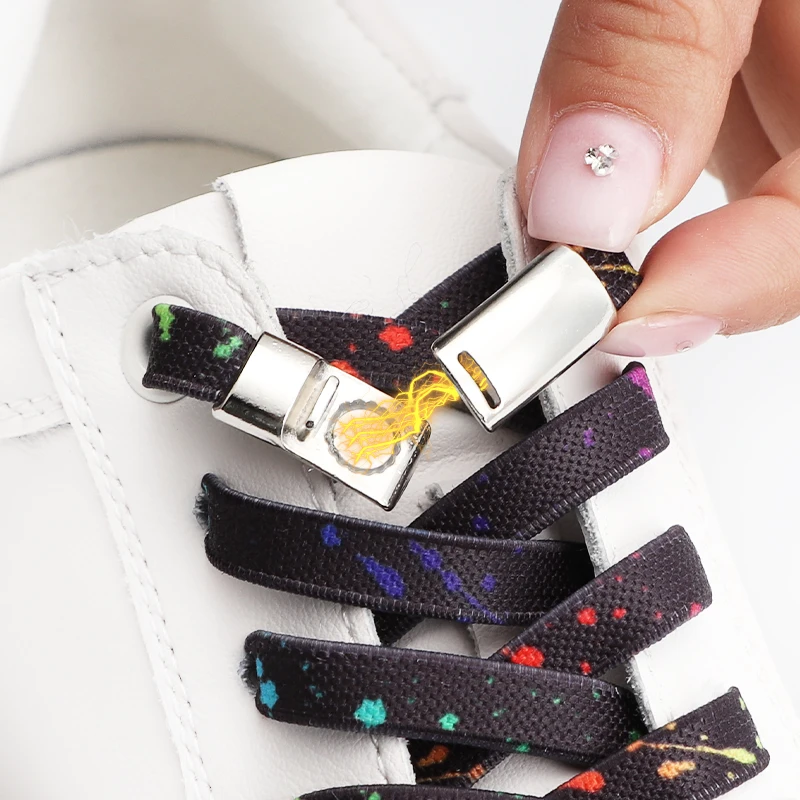 

Шнурки брызговые эластичные, 8 мм, без завязывания