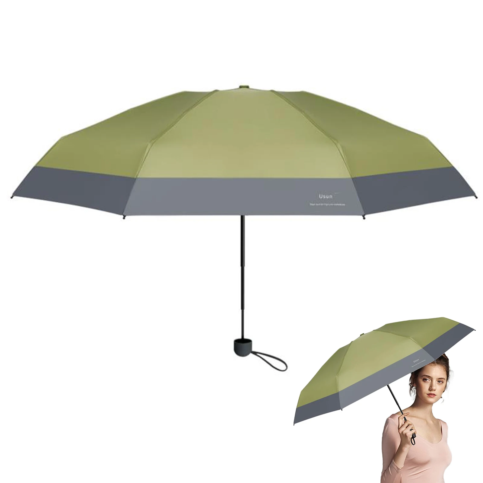 

Складной мини-зонт для путешествий маленький и Компактный Карманный Зонт для путешествий простые в использовании легкие компактные мини-з...