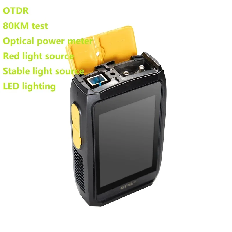 2022 Mini OTDR Active Fiber Live Test 1550nm 20dB Optical Fiber Reflectometer Touch Screen OPM VFL OLS Fiber Tester Touch Screen