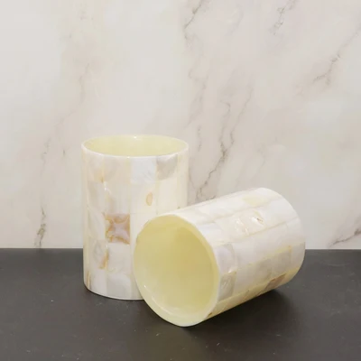 

Wedding Gifts Natural Shell Wash Set Bathroom Five-piece Set Christmas Decoration Bathroom Accessories Kit Mouth Cup Brush Tooth