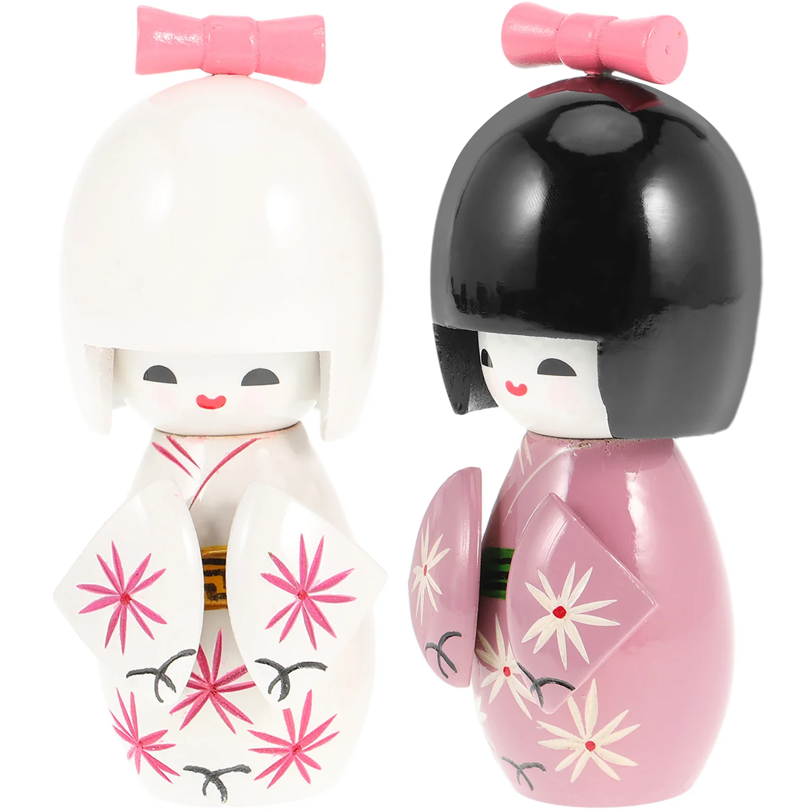 

Wooden Kimono Dolls Japanese Style Kimono Doll Japanese Wooden Kimono Doll Girl Ornament Tabletop Kimono Doll Figurines