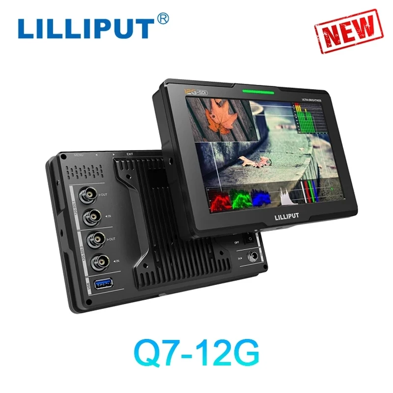 

LILLIPUT Q7-12G 7-дюймовый IPS FHD 1920x120 0 Камера наружный монитор с 3G 12G-SDI HD-M1 перекрестное Преобразование для DSLR тяжелых транспортных средств