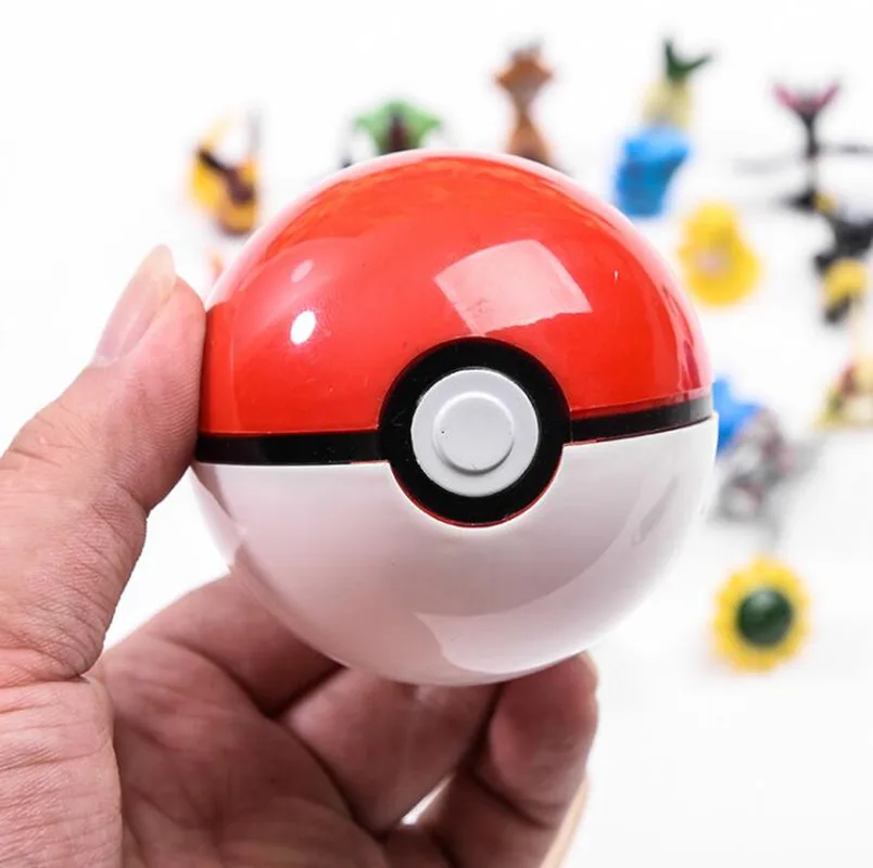 Фото 1 шт., фигурки героев Pokeball, ПВХ TAKARA TOMY, модель покемонов, игрушка из ПВХ, милый шар эльфа, украшения, куклы для детей, подарок №2