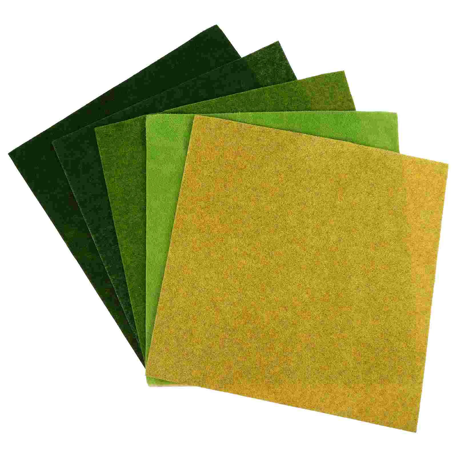 

Grass Mat Artificial Model Lawn Turf Fake Miniature Green Decoration Diy Garden Yard Tableputting Ornament Building Fairy Sand