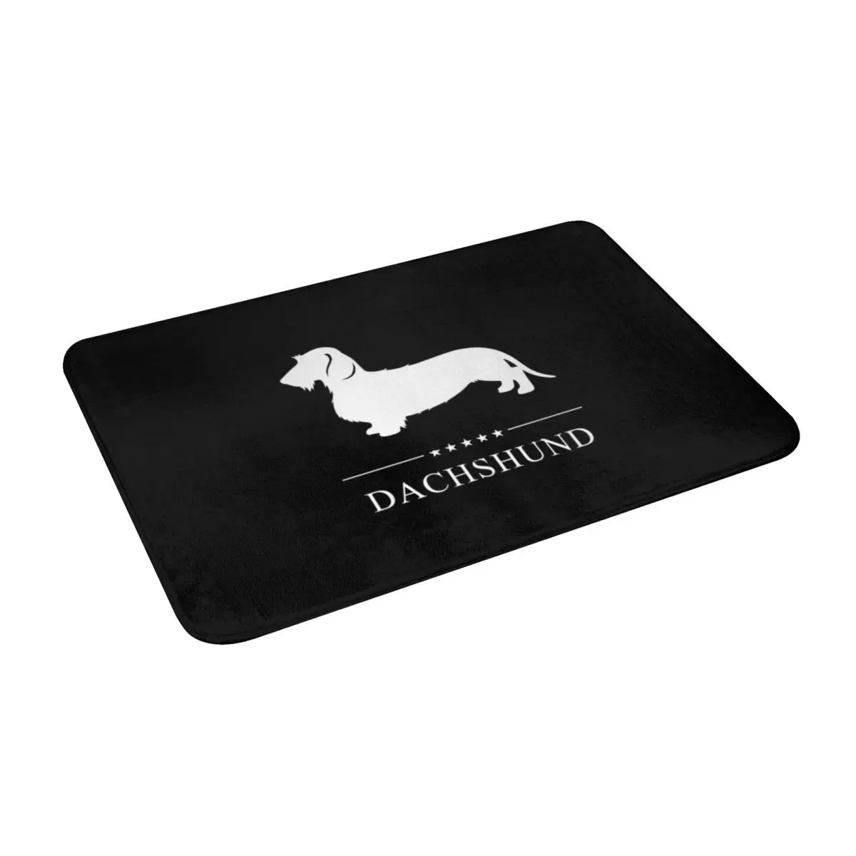 

Коврик Wirehaired с силуэтом таксы для ванной и двери, нескользящий коврик, входной ковер, ковер для гостиной, дома, кухни, водостойкий бархатный