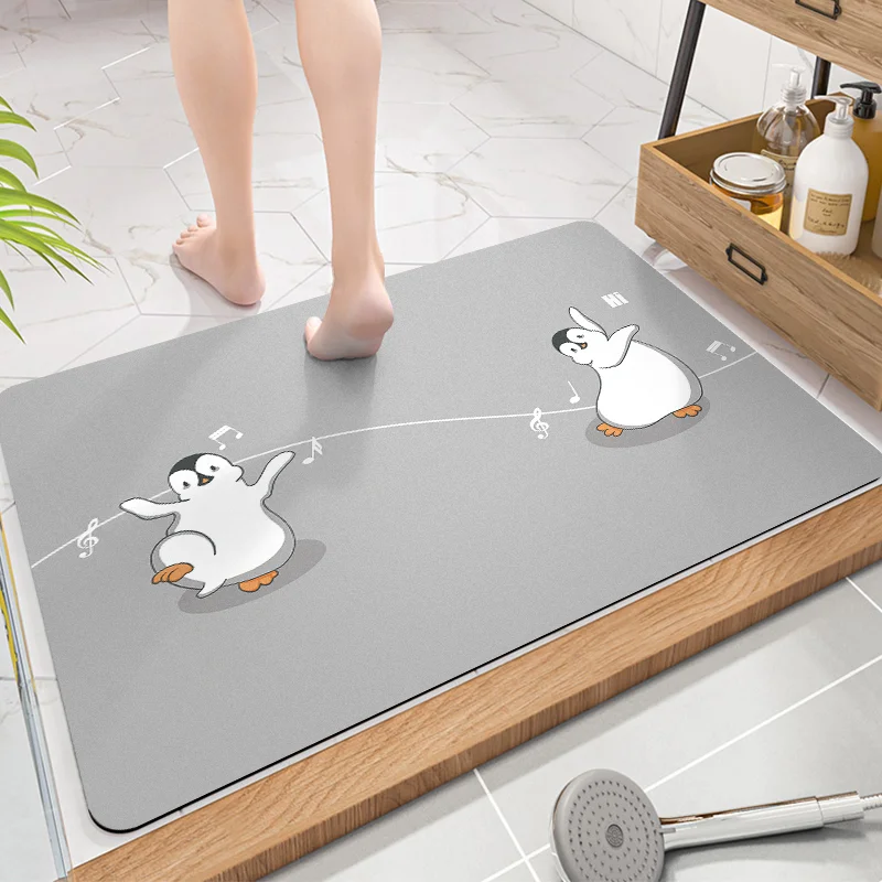 

Супервпитывающий коврик для ванной, Быстросохнущий и абсорбирующий коврик, коврик для ванной, нескользящий коврик для входной двери, напольный коврик, ковер, домашний декор