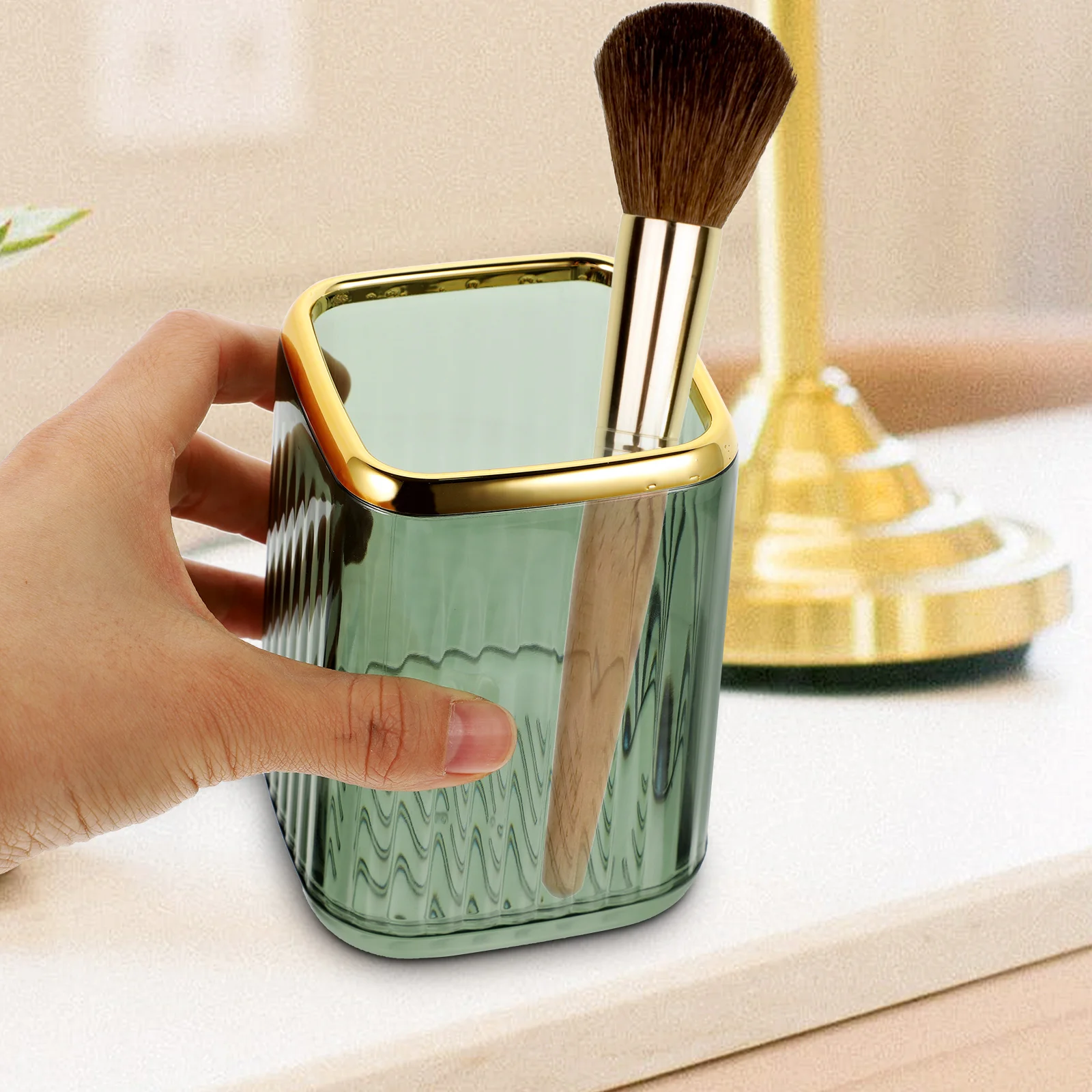 Ведро для хранения кистей макияжа настольный органайзер держатель ручек