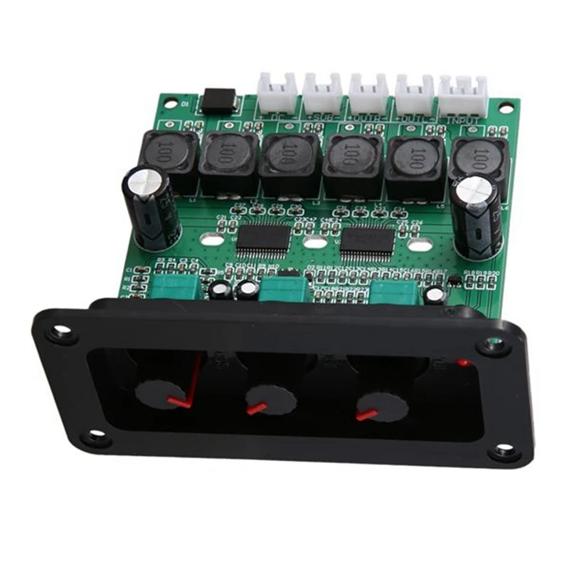 

TPA3118DD2 Subwoofer Amplifier Board 30Wx2+60W Hifi 2.1 High Power Digital Sound Audio Amplifiers Board DIY With Panel