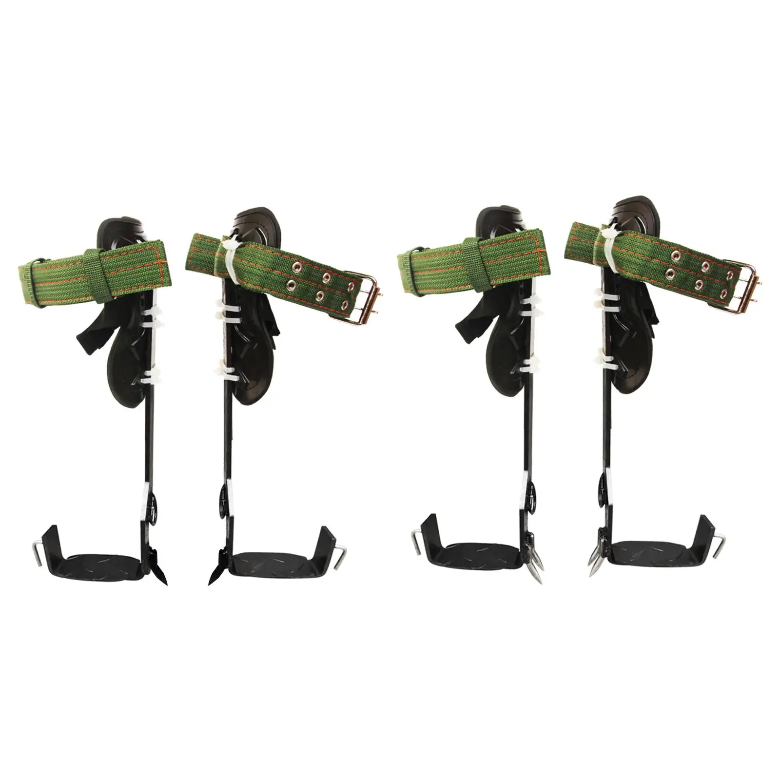Tree Climbing Spike Set High Altitude W/ Lanyard W/ Ankle Straps Adjustable Tree Climber for Outdoor Jungle Survival Hunting
