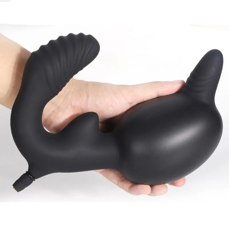 Огромный надувной фаллоимитатор Анальная пробка Двойное - Цена: 2148.37