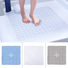 Square Non-Slip Bath Shower Bathroom Floor Bathtub Mat with Suction Cups for Home Hotels Restaurants Balcony 53x53cm Square Non-Slip Bath Shower Bathroom Floor Bathtub Mat with Suction Cups for Home Hotels Restaurants Balcony 53x53cm