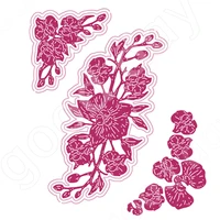 orchid flourish metal cutting dies scrapbook diary decoration embossing template diy 2022 easter