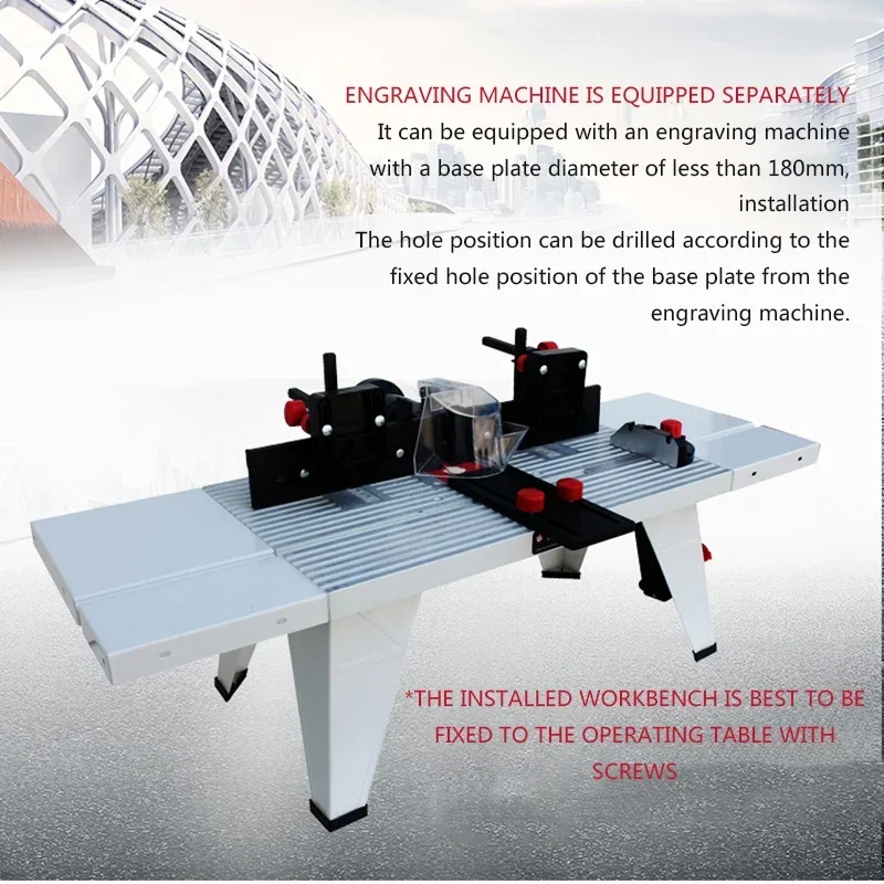 Portable Home Woodworking Engraving Machine Workbench Can Be Flipped Table Saw Trimming