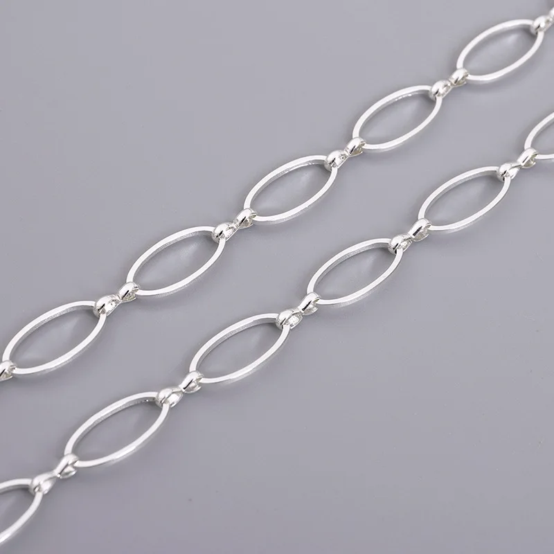 1 метр ожерелье цепь Золотой Металл медь О-образное звено большие цепи браслет DIY