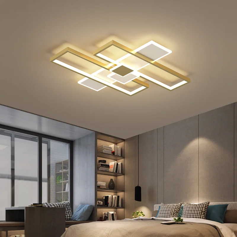 

NEO Gleam Modern Led ceiling lighst Lamp for living room bedroom study room Gold/Black Color Ceiling Lamp Free Shipping