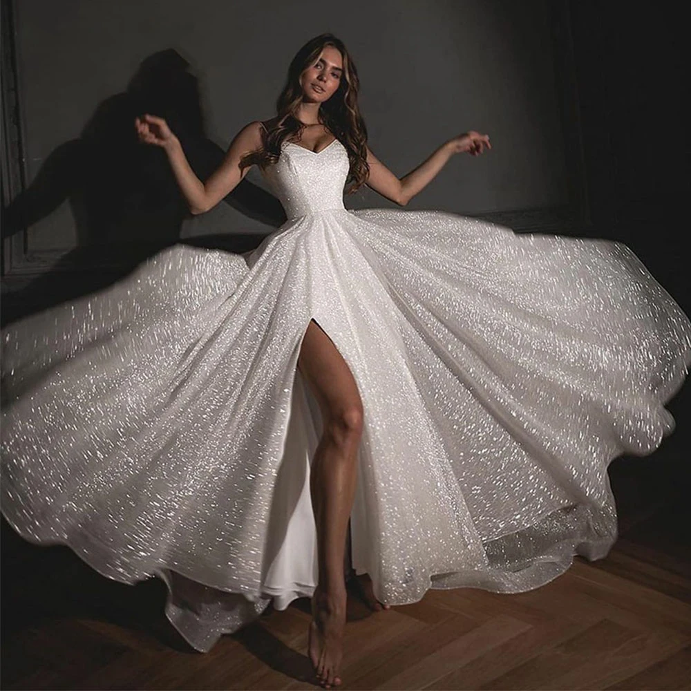 

Luxury Tube Top Ladies New Look Tulle Elegant Fashion Bride Mom Welcome Seaside Wedding Party High Split Floor Length Festive Fe