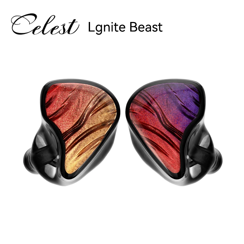 Фото Наушники-вкладыши KINERA Celest Ignite Beast 1DD+1BA Hybrid Studio Monitor DJ Stage Stereo Bass для аудиофилов и музыкантов №1