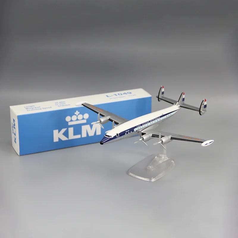 KLM Lockheed L1049 Модель самолета масштаб 1:125 L-1049 Airlines ABS Пластиковая модель Игрушечная