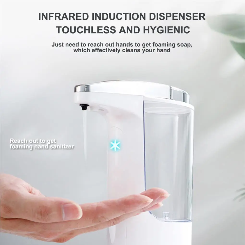 

Автоматический Инфракрасный дозатор мыла для рук, 400 мл, бесконтактное автоматическое устройство для пены